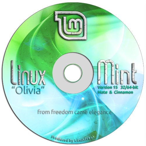Linux Mint 15 Special Edition DVD - Includes both 32-bit and 64-bit, and both MA
