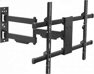 CondoMounts TVA8144 | Heavy Duty Full Motion TV Wall Mount for 32-65 Inch TVs | Holds 110lbs | Best Corner Mount