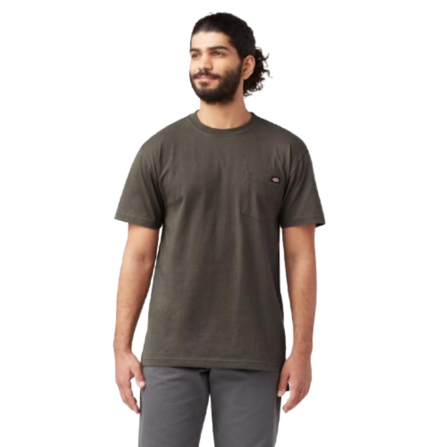 Dickies Men's Heavyweight Heathered Short Sleeve Pocket T-Shirt