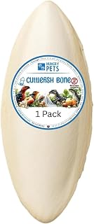 Hungry Pets Cuttlefish Bone 1 Pack for Birds Reptiles Snails 9-15cm | Natural Source of Calcium