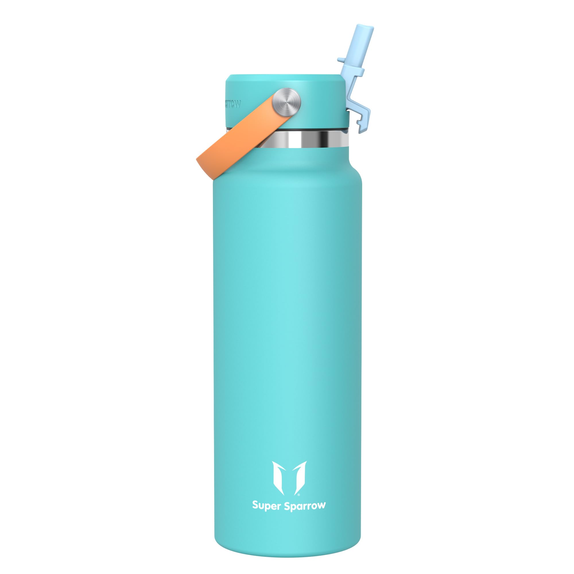 Sparrow Stainless Steel Water Bottle 1.2L Thermal Straw Bottle – Thermos