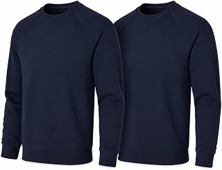 NIYS Kids Fleece Sweatshirt Unisex Crew Neck Jumper | Boys Girls Warm Poly Cotton Knitted Full Sleeve Activewear Top (Age 2–18 Years)