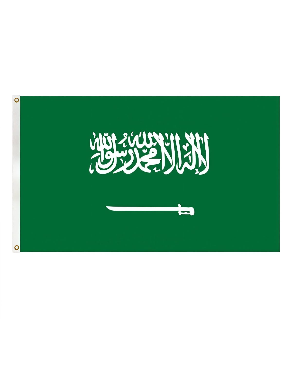 3x5 Ft السعودية Saudi Arabia Flag Heavy Duty - Fade Proof, Double Stitched Polye