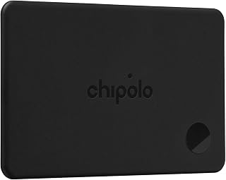 Chipolo CARD – Rechargeable wallet tracker card, Bluetooth tracker | Item locator, passport finder compatible with Apple Find My or Find Hub with Call Your Phone & Out of Range Alerts