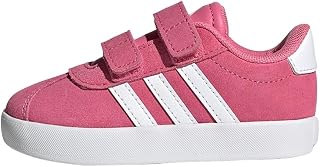 Adidas Unisex – Children and Boys VL Court 3.0 Hook And Loop Kids Shoes