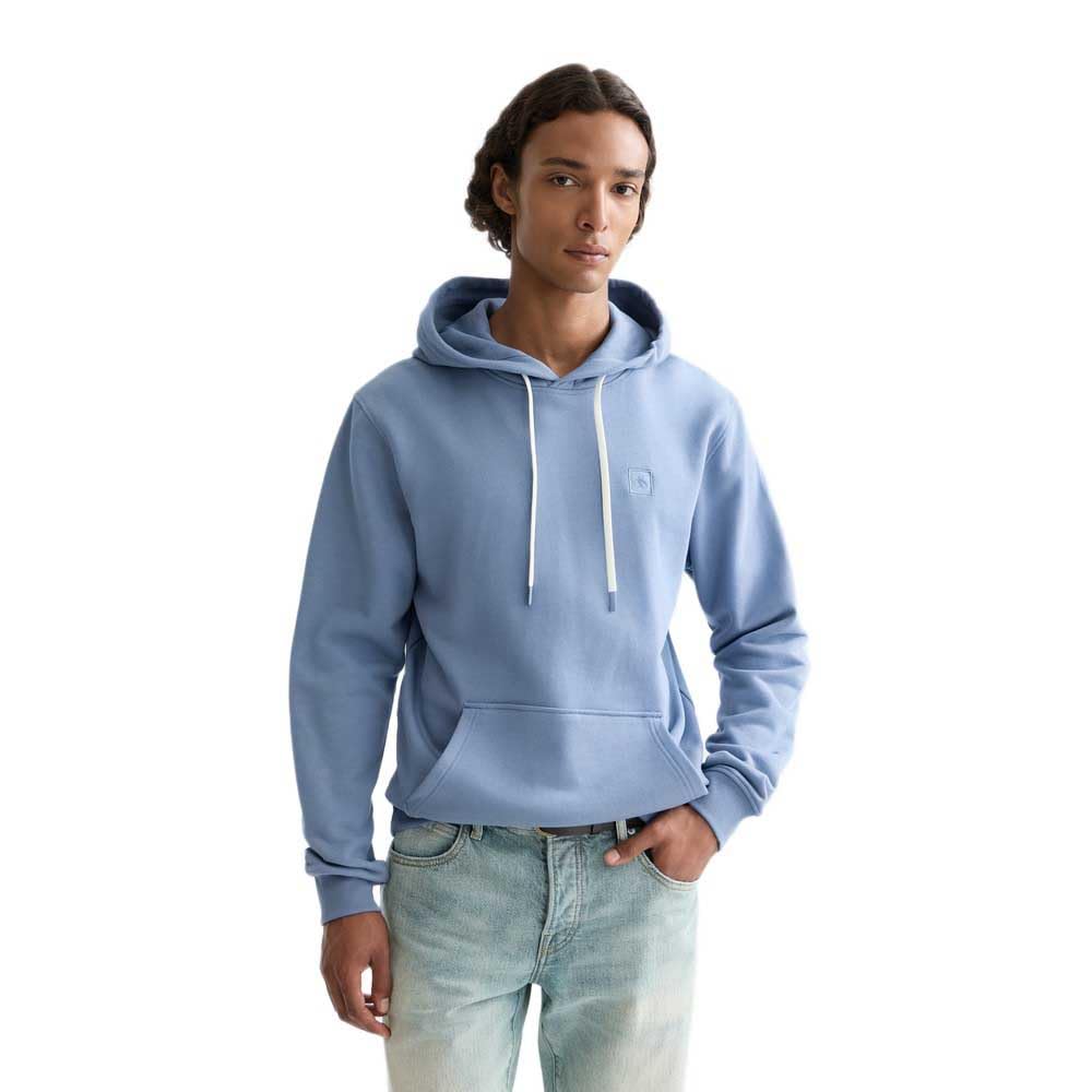 Scotch & Soda Essential Badge Logo Hooded Sweatshirt Men's Hooded Sweatshirt