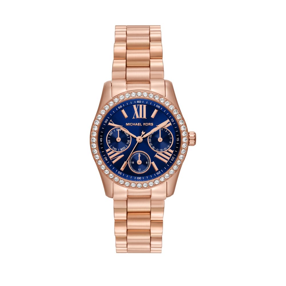 Michael Kors Lexington Women's Quartz Chronograph Watch with Stainless Steel Str