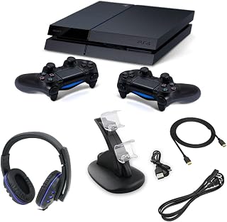 Sony Playstation 4 500GB Two Controller Bundle (Renewed)