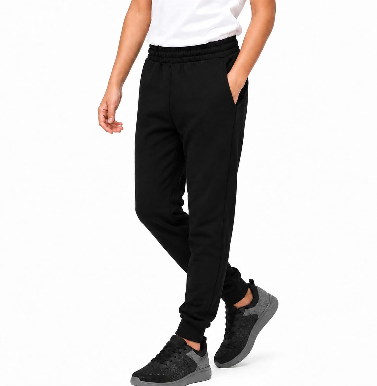 KHIM Jogging Trouser Tracksuit Bottom Pant Kids Unisex Girls Boys Activewear