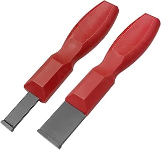 UHANBUT Carbide Scraper Set, 1-1/4 Inch and 5/8 Inch Gasket Scrapers Tool | Universal for Metal and Automotive, Enduring Tough Scraper