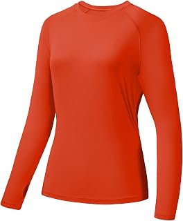 Bassdash Women’s UPF 50+ UV Sun Protection T-Shirt Long Sleeve Fishing Hiking Performance Shirts