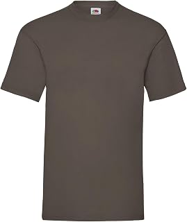 Fruit of The Loom Mens Valueweight Crew Neck, Short Sleeve T-Shirt, Not V Neck.