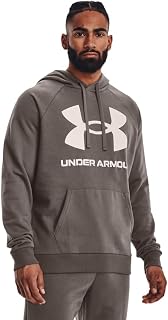 Under Armour Men's Rival Fleece Short Sleeve Hoodie Sweatshirt (Pack of 1)