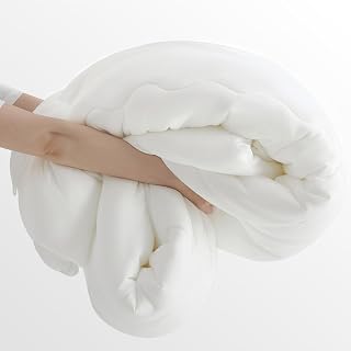 Kumori Semi-Double Comforter, Gentle Sleeping, All Seasons, Cloud Futon, Washable, Teijin Filling, Antibacterial, Deodorizing, Lightweight, Gentle to the Touch, Breathable, Comforter, Comforter, 66.9 x 82.7 inches (170 x 210 cm), White
