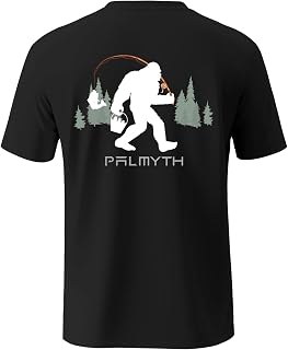 Palmyth Fishing Shirts for Men Short Sleeve UPF 50+ T-Shirt Quick Dry