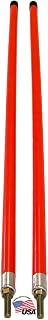 Buyers Products 1308111 Fluorescent Nylon Orange Guide Kit, 3/4" X 36", Stud Mount, Aftermarket Snow Plow Blade Marking Guide Kit, Bumper Guides for Pickup Trucks, Bumper Sights and Road Safety