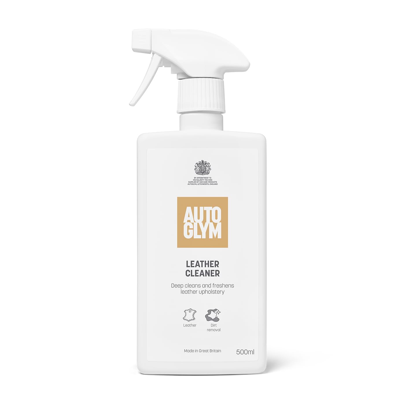 Autoglym Leather Cleaner, Interior Cleaning Spray, 500ml | Car Leather Cleaner, 