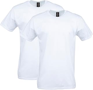 Gildan メンズ ソフトスタイル コットン Tシャツ スタイル G64000 2枚パック