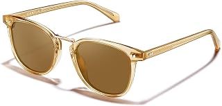 CARFIA Acetate Polarized Sunglasses for Women UV Protection, Retro Eyewears Metal Bridge Brow Ladies Sunnies Trendy Shades