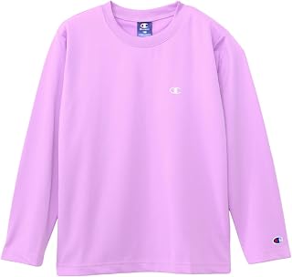 Basic Sports CKSYS405Z-010-160 Long Sleeve T-Shirt, Round Neck, Absorbent and Quick Drying, One Point Logo, Long Sleeve T-Shirt