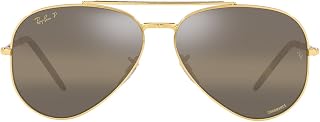 Ray-Ban Unisex Rb3625 New Aviator Aviator Sunglasses