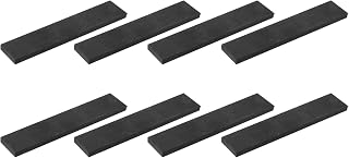 MECCANIXITY Graphite Block Ingot Rectangle Board 100x20x5mm 8 Pcs | Graphite Block Ingot Rectangle Graphite Plate Board for Melting Casting