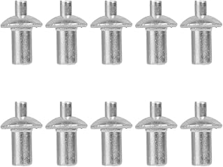 30pcs Aluminum Alloy Expansion Rivets with Hammer Type Hammer Type Rod Screw Type Stainless Steel 5x9mm