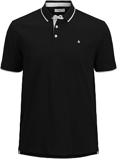 JACK & JONES Mens Jjepaulos Polo Ss Noos Pls