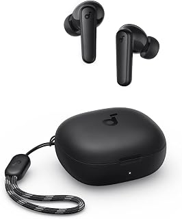 Anker soundcore P20i True Wireless Earbuds, 30H Playtime, Bluetooth 5.3 | IPX5 Water-Resistant, 10 mm Drivers with Rich Bass, Clear Calls with 2 Mics and AI, 22 Preset EQs, for Work and Gym (Black)