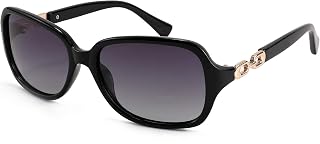FEISEDY Vintage Square Polarized Sunglasses for Women UV400 Outdoor Driving Street Fashion Sunglasses B2526