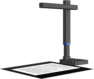 CZUR Shine Ultra Book Scanner 13MP Camera Portable Document Scanner | 340 DPi Max A3/A4 Scanner 180+ OCR languages Auto Curve Flattening Auto Scanning Auto Page Splitting Auto Finger Removal