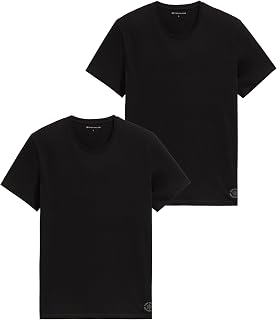 TOM TAILOR 1008638 Pack of 2 Men's Basic T-Shirts (Pack of 2)