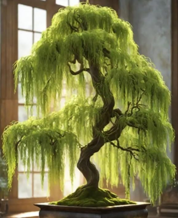 Hey Dina Willow Bonsai Tree - Thick Trunk Cutting, Fast Growing - Easy Care Indo