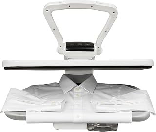 Intelligent Steam Press, 1600W Digital Steam Iron Press Machine with 5 Fabric Functions & Led Touch Screen, 26 Inch Large Ironing Board, Touchscreen Garment Press for Home or Commercial Use