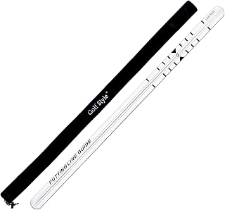 Golf Style Putter Practice Rail Golf Practice Equipment Putting Indoor Outdoor Putter Mat Putter Rail Golf Single Item GS-08-04 Aluminum