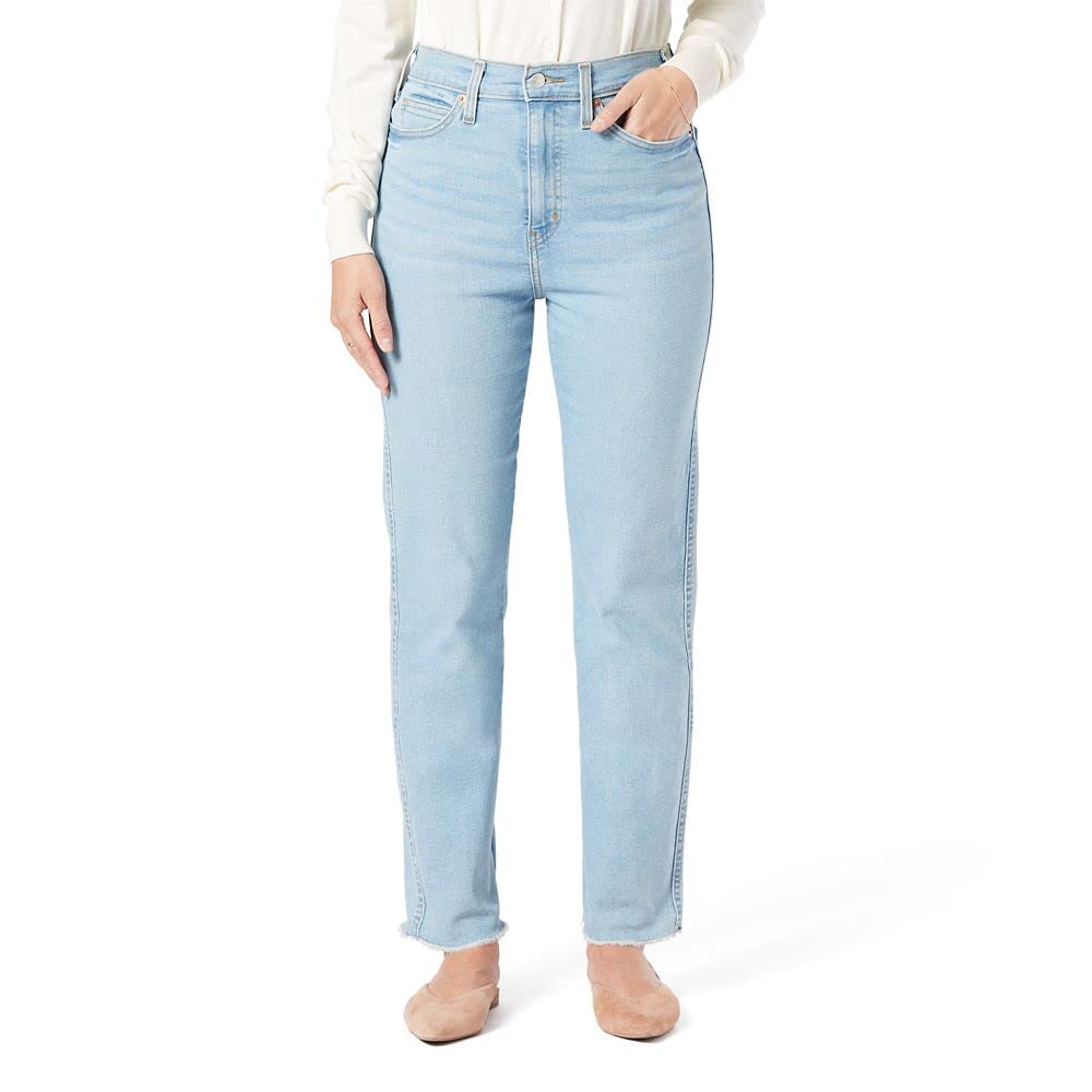 Levi Strauss Signature Gold Women's Heritage High Rise Straight Jeans Stretch De