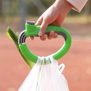 Grocery Bag Carriers, Ergonomic Holder Handle, 22 lbs Capacity, Lightweight & Comfortable Grip to Carry Shopping Bags Buckets