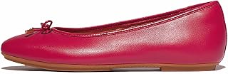Fitflop Delicate Bow Soft Metallic-Leather Ballet Flats Women's Ballet