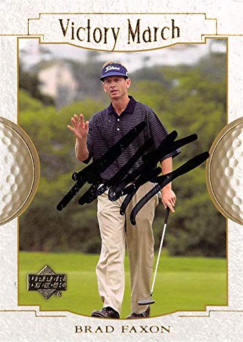 Autograph Warehouse 598166 Brad Faxon Autographed Golf Card - PGA Tour, Furman U