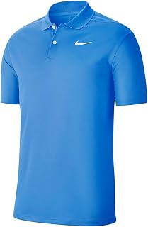 Nike Men's Nike Dri-fit Victory Polo, University Blue/White, Small
