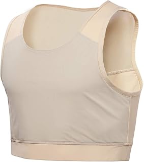 Idtswch Bust Binder for Transgender Binder Minus Half FTM Chest Binder Bra Compression