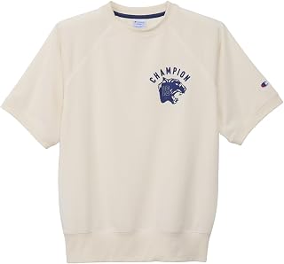Champion C3-DG001 Men's Top Short Sleeve Stretch UV Protection Quick Dry Graphic Logo Print Tech Weave (R) Terry