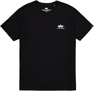 ALPHA INDUSTRIES Alpha Indutries Basic T Small Logo Neon Print T-Shirt for Men (Pack of 1)