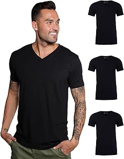 INTO THE AM Men's Logo T-Shirts Contemporary Athleisure (Pack of 3)