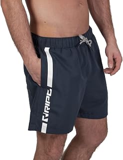 RIPT Men's Quick Dry Board Shorts with Mesh Lining, UV50 Protection, Beach Shorts, Swimming, Surf, Holiday, Summer