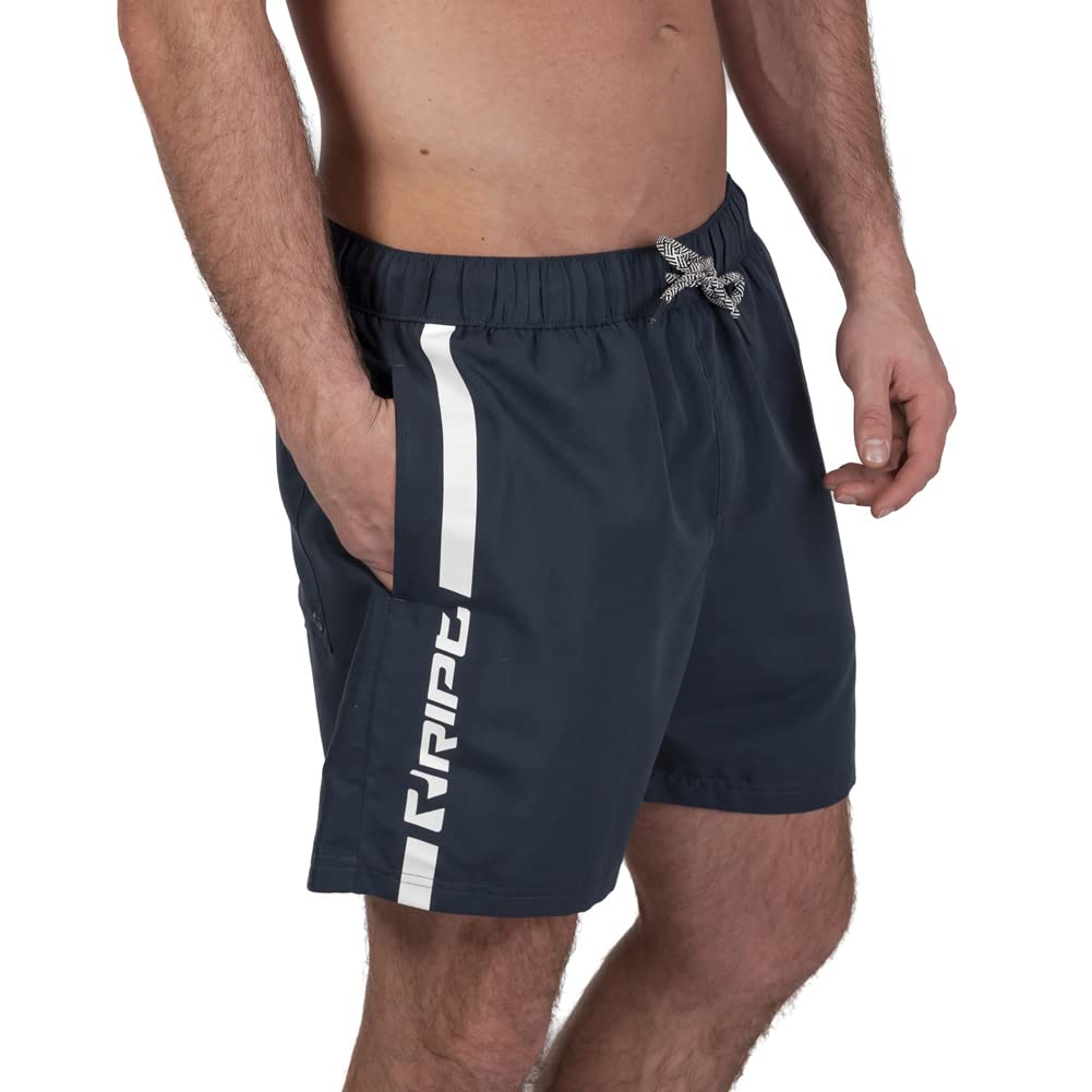 RIPT Men's Quick Dry Board Shorts with Mesh Lining, UV50 Protection, Beach Short