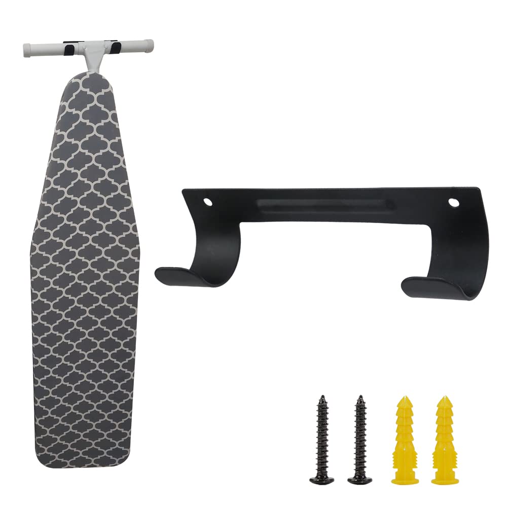 Ironing Board Hanger Wall Mount Ironing Board Holder Organizer Wall Rack for Lau