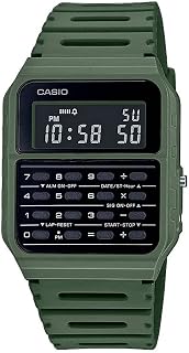 Digital Model Casio Collection Retro Mens Digital Watch with Plastic Green Strap CA-53WF-3BDF. Brand CASIO