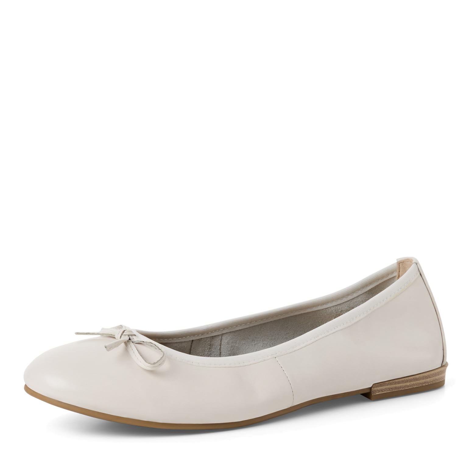 MARCO TOZZI Women's Ballerinas Feel Me Fluffy Leather Inner Lining Soft Trendy
