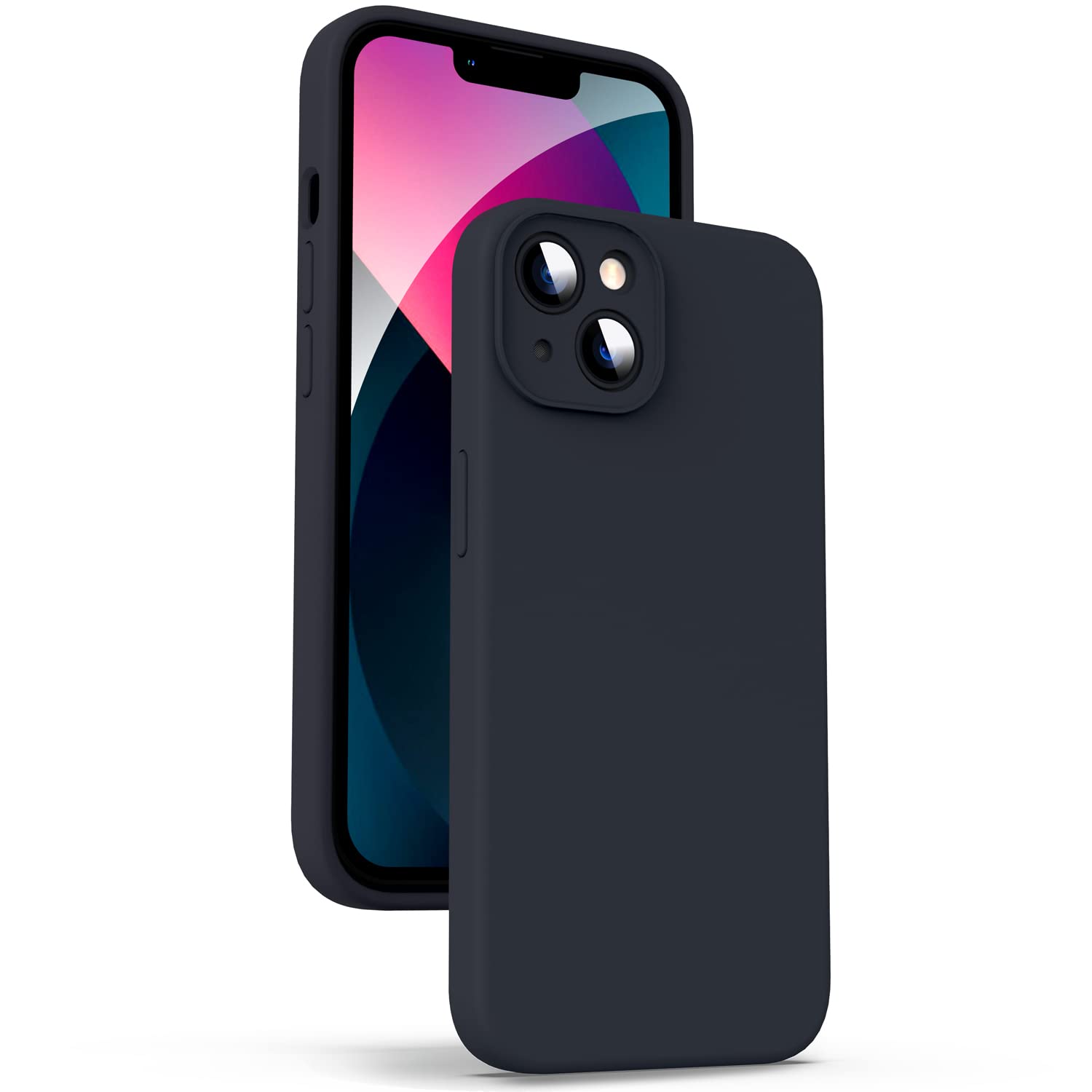 Supdeal Liquid Silicone Case for iPhone 13, Camera Protection, Anti Fingerprint,